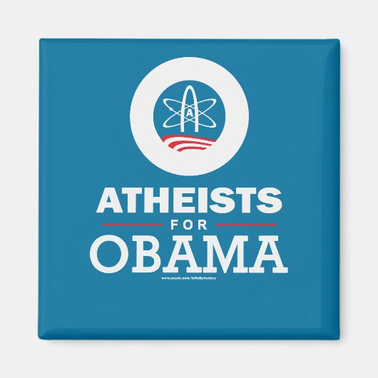 Aimant Les athées d'Obama (Devant)