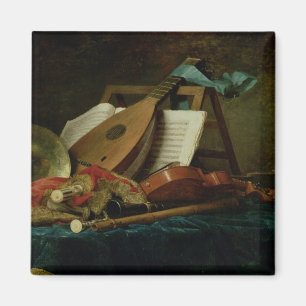 Aimant Les attributs de la musique, 1770 (huile sur la