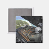 Aimant Les aviateurs poussent une palette de biens donnés (Recto/Verso)