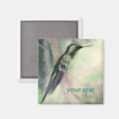 Aimant Les Beaux-Arts du Pastel des Colibris (Recto/Verso)