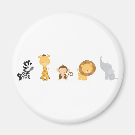 Aimant Les bébés de la jungle (Devant)