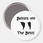 Aimant Les bibelots sont les meilleures vaches Galloway B (Recto/Verso)