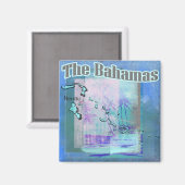 Aimant Les bleus Bahama (Recto/Verso)