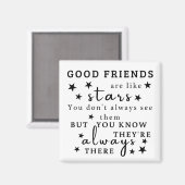 Aimant Les Bons Amis Sont Comme Les Étoiles : Amitié Cita (Recto/Verso)