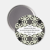 Aimant Les bons amis sont comme les étoiles Citation pers (Recto/Verso)