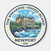 Aimant Les Breakers USA (Devant)