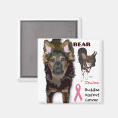 Aimant Les Buddy contre le cancer (Recto/Verso)