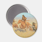 Aimant Les Buffalo Runners, Big Horn Basin par Remington (Recto/Verso)