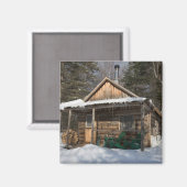 Aimant Les cabines de l'étang Little Lyford de l'AMC (Recto/Verso)