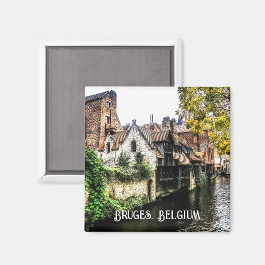 Aimant Les canaux de Bruges (Recto/Verso)