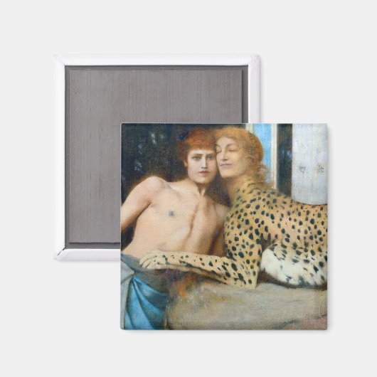 Aimant Les Caresses, Fernand Khnopff (Recto/Verso)