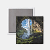 Aimant Les cascades | Cascade islandaise (Recto/Verso)