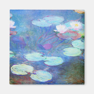 Aimant Les célèbres Nymphéas de Monet, Rose, 1899,