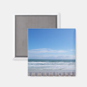 Aimant Les chaises longues attendent votre (Recto/Verso)