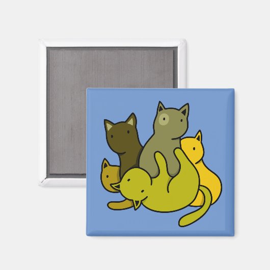 Aimant Les chatons d'olive (Recto/Verso)