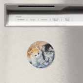 Aimant Les chatons en jeu (In Situ (Lave-vaisselle))