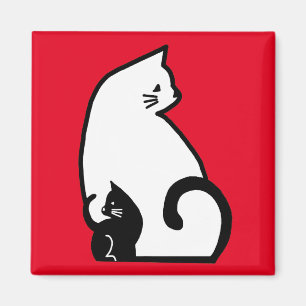 Aimant Les chats ajustent l'aimant