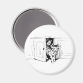 Aimant Les chats dans l'armoire (Recto/Verso)