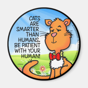 Aimant Les chats sont plus intelligents