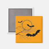 Aimant Les chauve-souris d'Halloween - (Recto/Verso)
