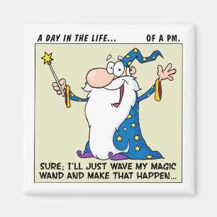 Aimant Les chefs de projet ont des puissances magiques