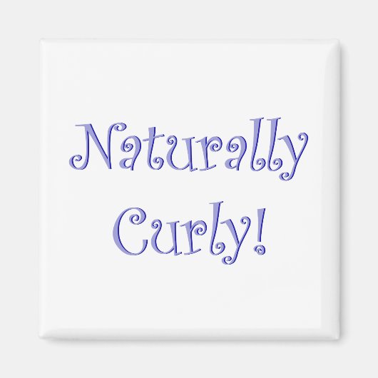 Aimant Les cheveux à boucles (Devant)