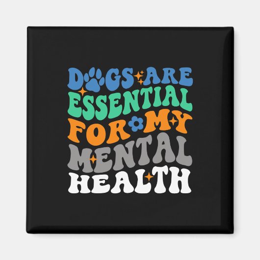 Aimant Les Chiens Sont Pour Mon Amoureux des chiens Amusa (Devant)