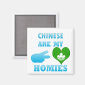 Aimant Les Chinois sont mes Hommes (Recto/Verso)