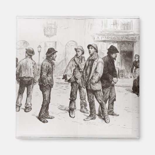 Aimant Les chômeurs de Londres 2 (Devant)