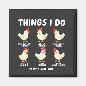 Aimant Les choses que je fais dans mon temps libre L'élev (Devant)