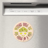 Aimant Les choses seront plus brillantes un sourire à la (In Situ (Lave-vaisselle))