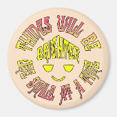 Aimant Les choses seront plus brillantes un sourire à la  (Devant)