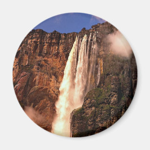 Aimant Les chutes de Salto Angel sur Auyan Tepui,