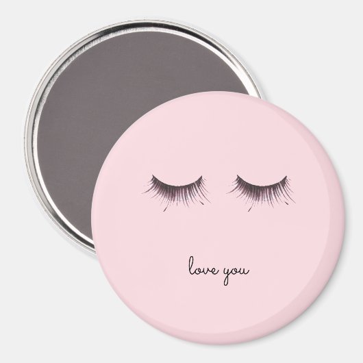 Aimant Les cils vous aiment (Recto/Verso)