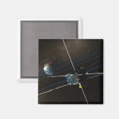 Aimant Les cinq engins spatiaux THEMIS en orbite (Recto/Verso)