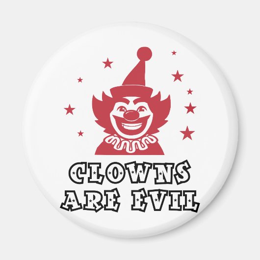 Aimant Les Clowns sont malfaisants (Devant)