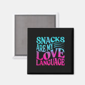 Aimant Les collations sont mon langage de l'amour Saint-V (Recto/Verso)