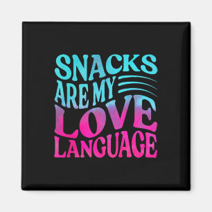 Aimant Les collations sont mon langage de l'amour Saint-V