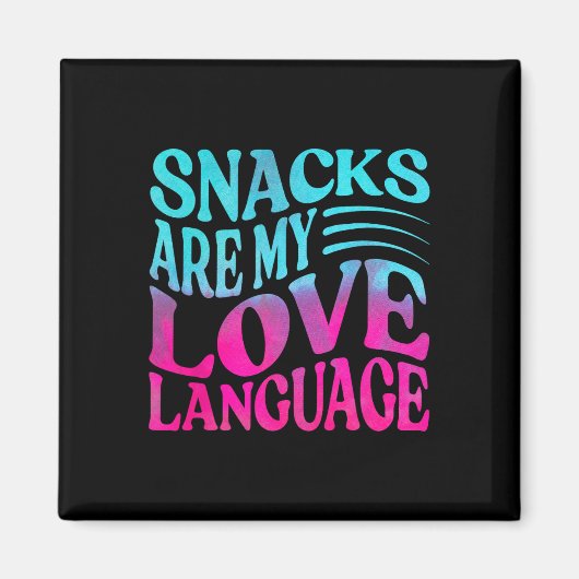 Aimant Les collations sont mon langage de l'amour Saint-V (Devant)