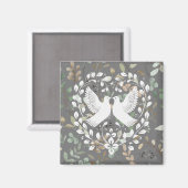 Aimant Les colombes de la paix 2 (Recto/Verso)