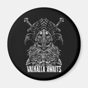Aimant Les corbeaux d'Odin Mythologie Viking Valhalla att