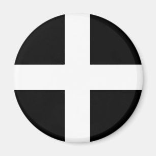 Aimant Les Cornouailles - drapeau/St Piran cornouaillais