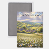 Aimant Les Cotswolds Angleterre Voyage (Recto/Verso)