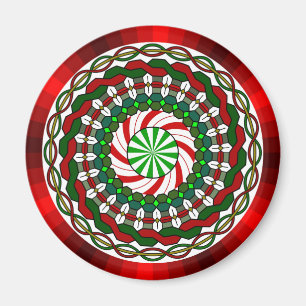 Aimant Les couleurs de l'aimant de Noël