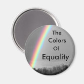 Aimant Les Couleurs De L'Égalité (Recto/Verso)