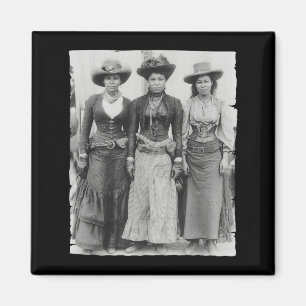 Aimant Les cow-girls à la mélanine, le mois de l'histoire