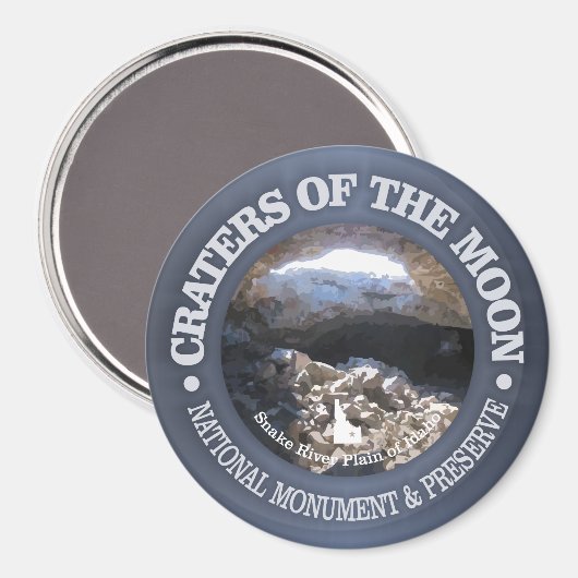 Aimant Les cratères de la Lune (Recto/Verso)