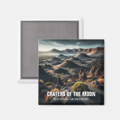 Aimant Les cratères de l'Idaho du Monument National de la (Recto/Verso)