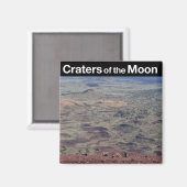 Aimant Les cratères du Monument National de la Lune (Recto/Verso)