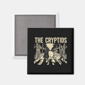 Aimant Les Cryptides Drôle Bigfoot Mothman Monstre (Recto/Verso)